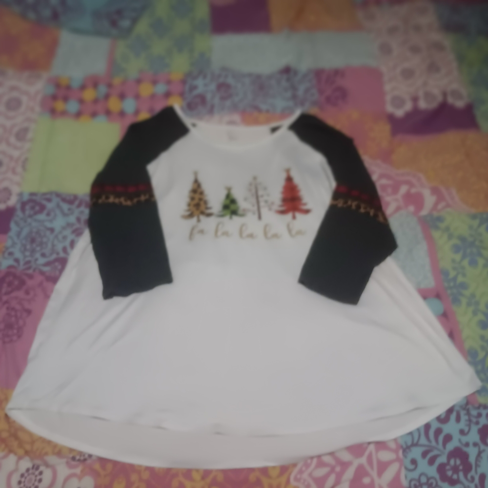 Women's Festive 🐛 Long Sleeve Tee